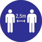 SOCIAL DISTANCING 2,5 M
