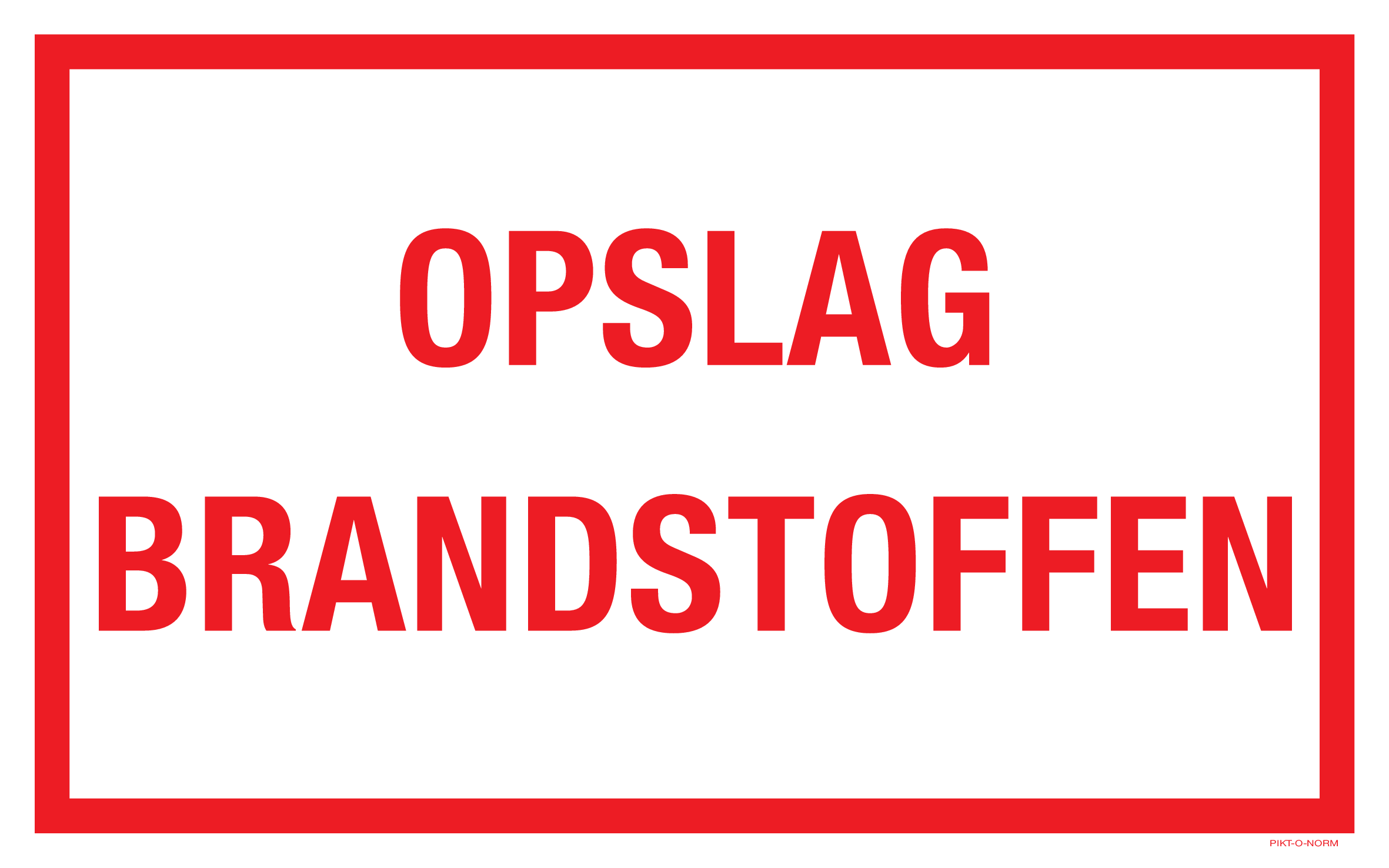 OPSLAG BRANDSTOFFEN