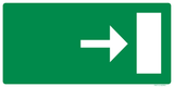 VLUCHTWEG, RICHTINGSPIJL LINKS OF RECHTS