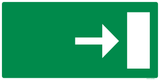 VLUCHTWEG, RICHTINGSPIJL LINKS OF RECHTS