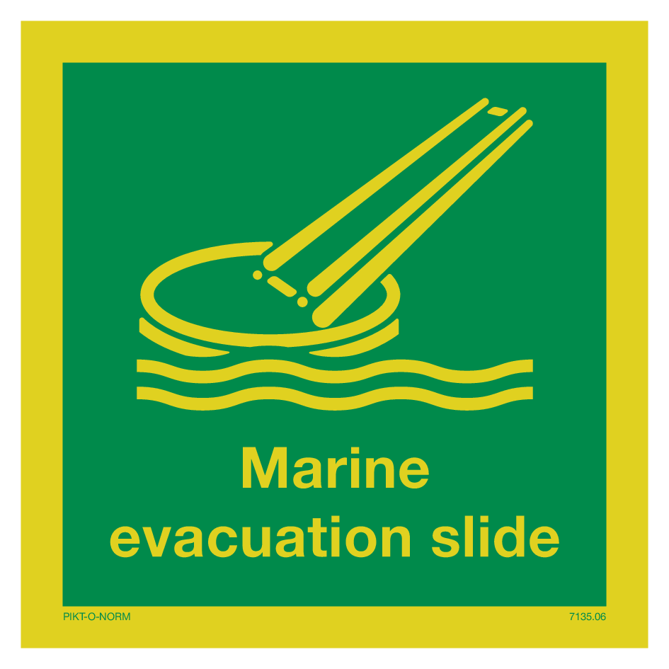 MARINE EVACUATION SLIDE