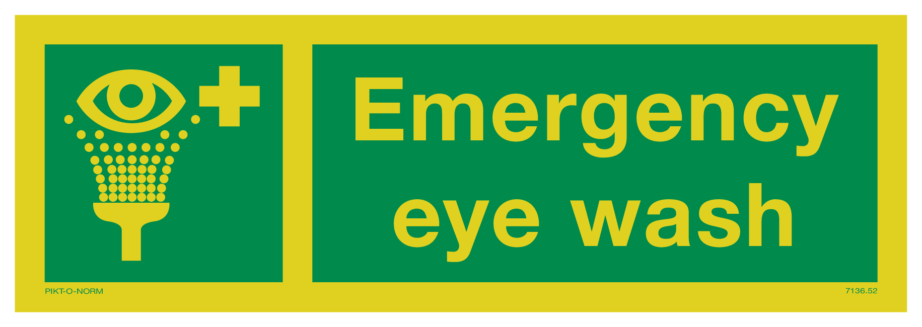 EMERGENCY EYE WASH