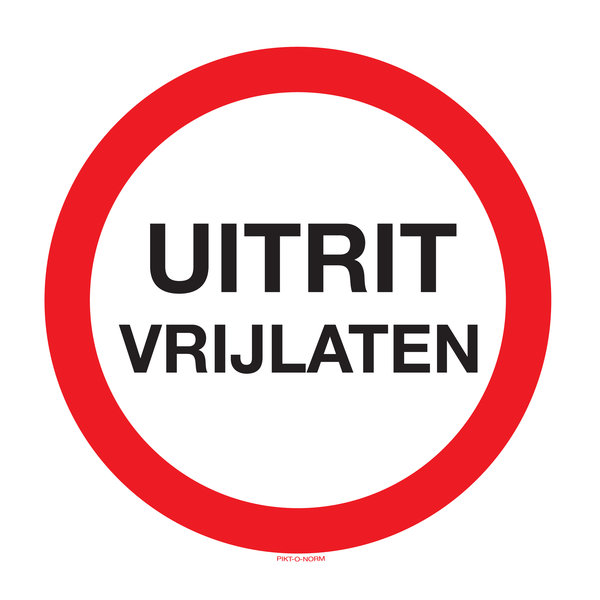 UITRIT VRIJLATEN