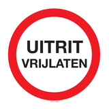 UITRIT VRIJLATEN