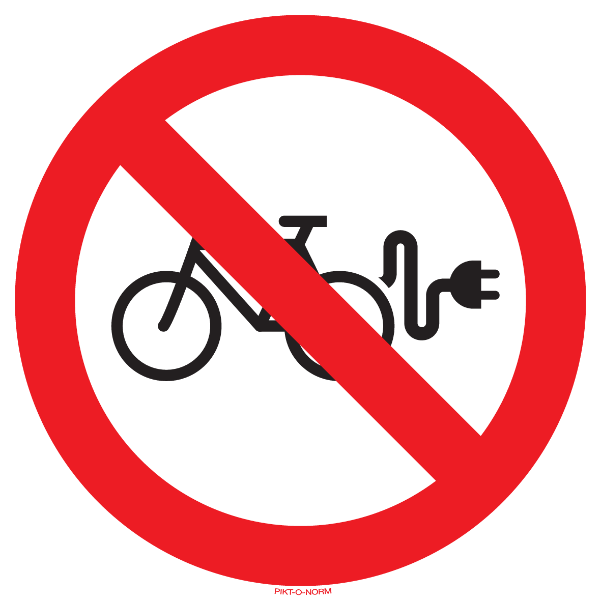 CHARGE DE VÉLO INTERDITE