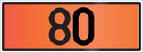 HALF ADR BORD, CODE 80