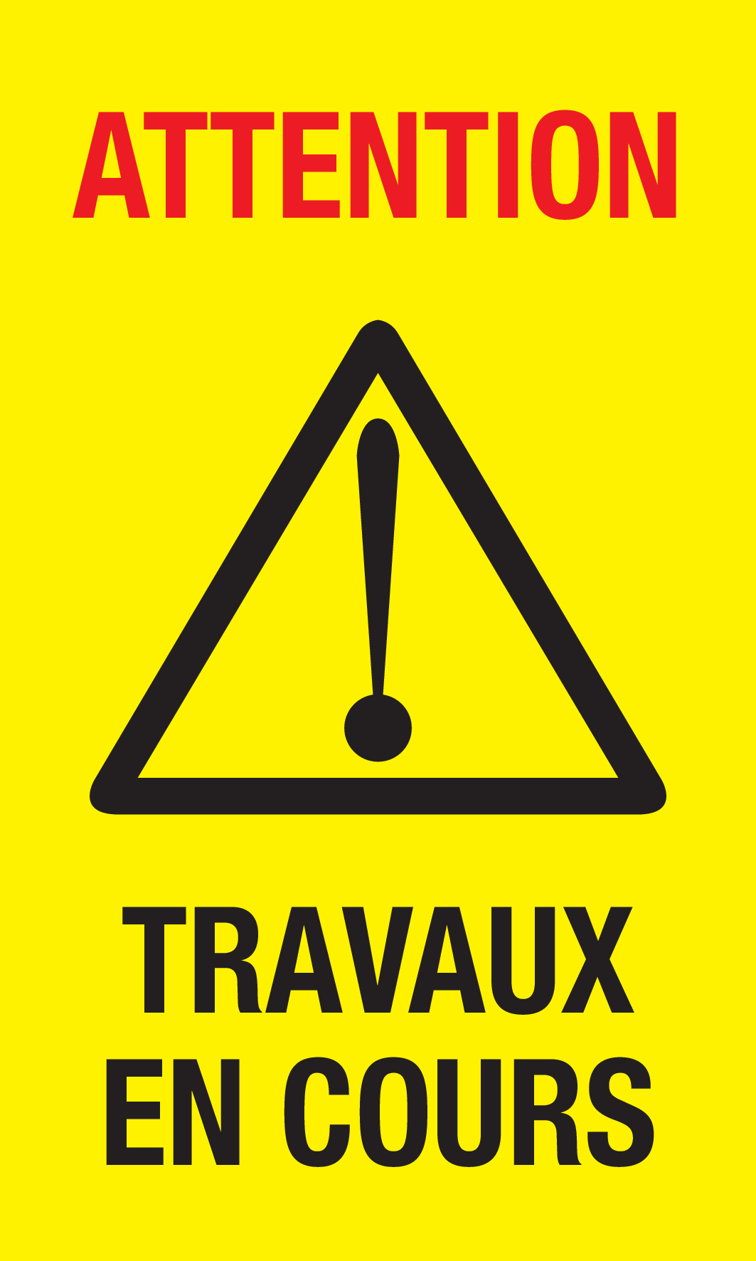 ATTENTION! TRAVAUX...INKLAPBAAR BAKEN