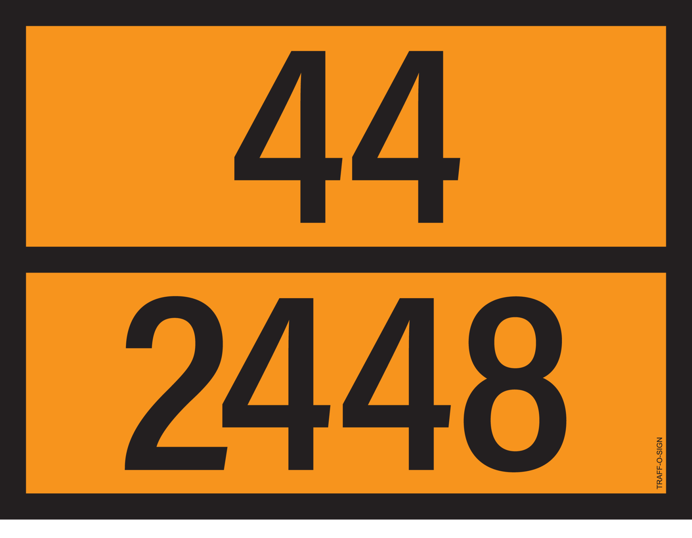 ADR BORD MET GEVARENCODE 44/2448