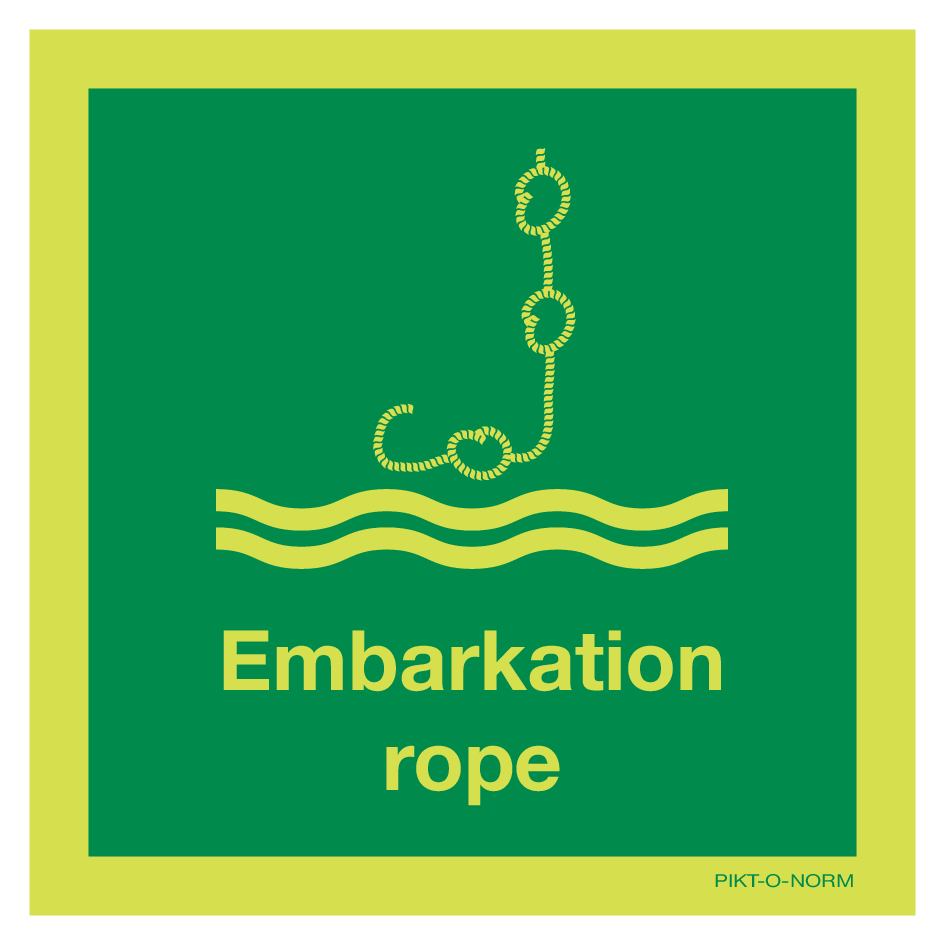 EMBARKATION ROPE