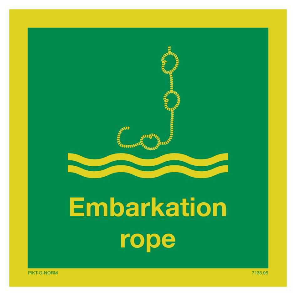 EMBARKATION ROPE