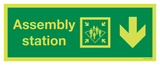 ASSEMBLY STATION ARROW DOWN