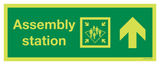ASSEMBLY STATION ARROW UP