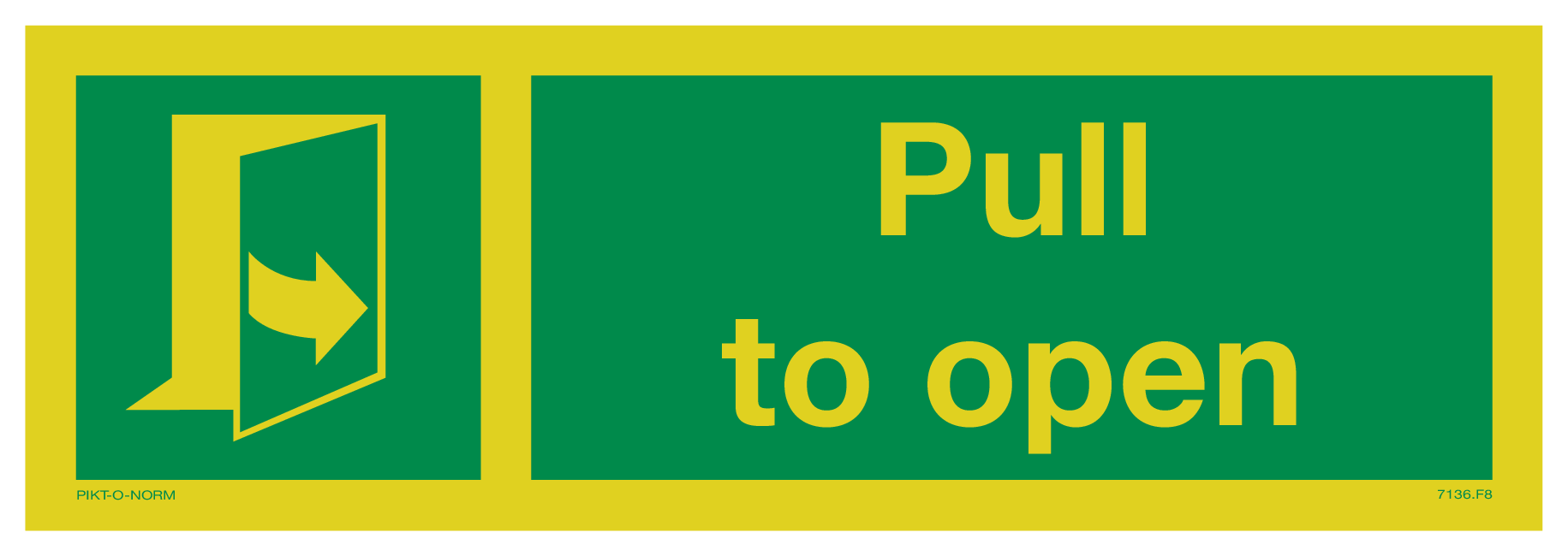 PULL TO OPEN