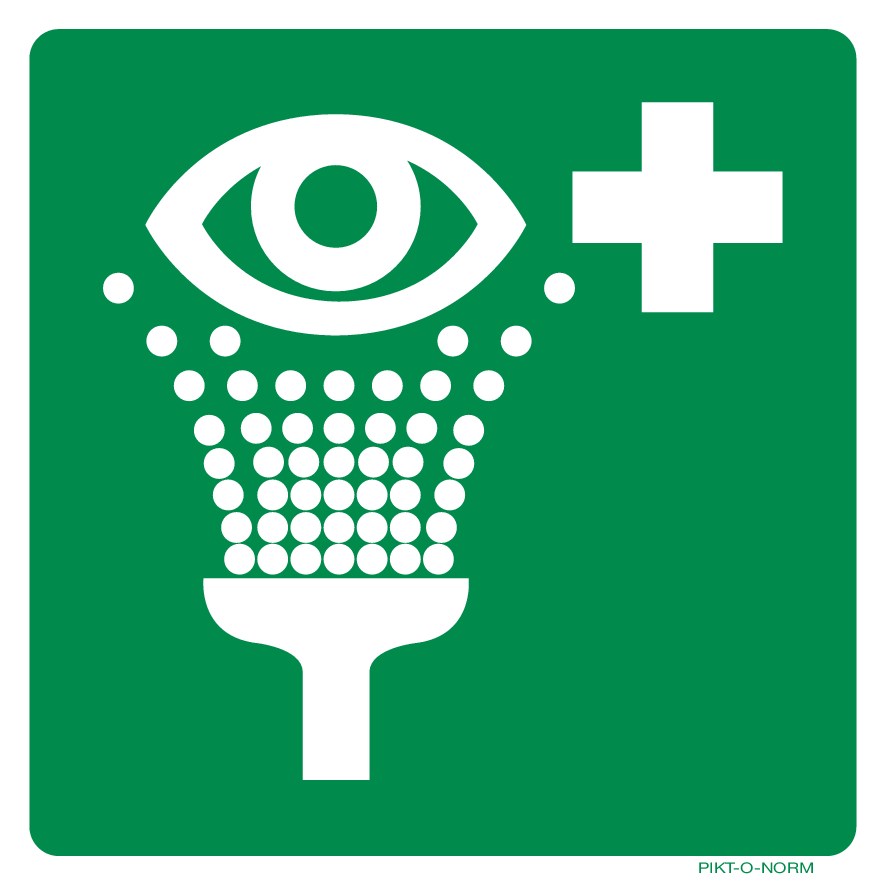 OOGSPOELDOUCHE ISO7010-E011