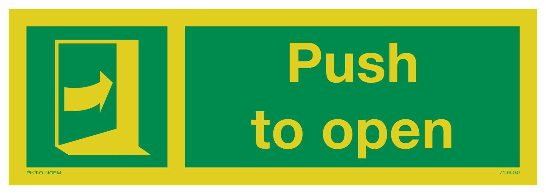 PUSH TO OPEN