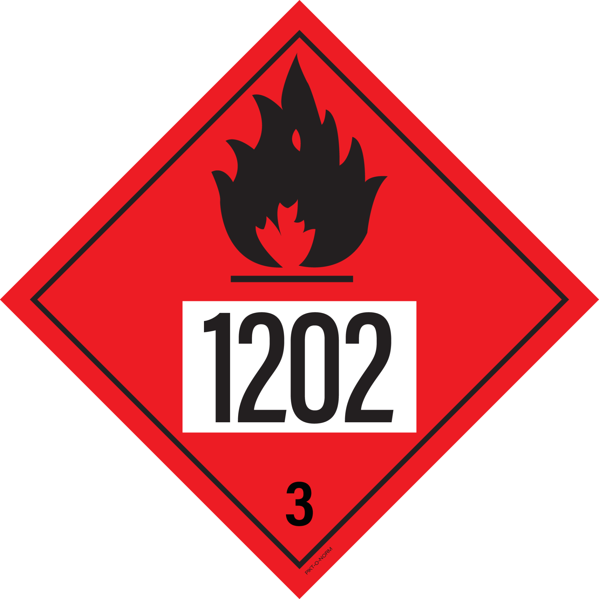 IMO 3.0. LIQUIDES INFLAMMABLES A UN 1202