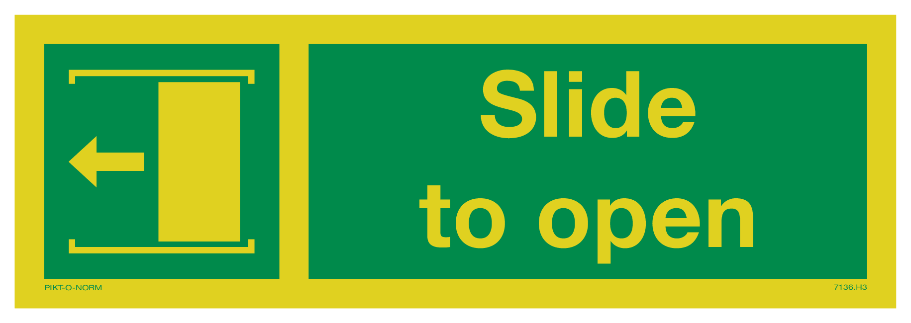 SLIDE TO OPEN ARROW LEFT