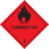 FLAMMABLE GAS. ADR KLASSE 2