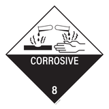 CORROSIVE. ADR CLASSE 8