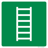 VLUCHTLADDER ISO7010-E059