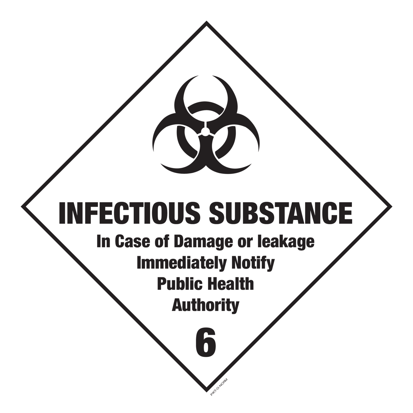 INFECTIOUS SUBSTANCE. IN... ADR KL.6.2