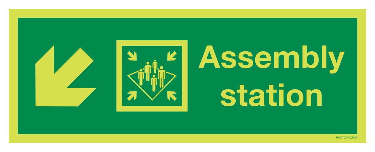 ASSEMBLY STATION ARROW DIAGON.DOWN LEFT