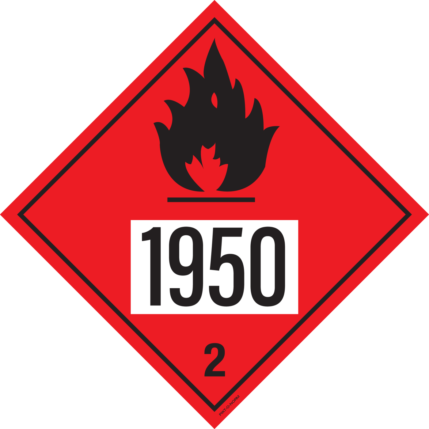 IMO 2.1. BRANDBARE GASSEN MET UN 1950
