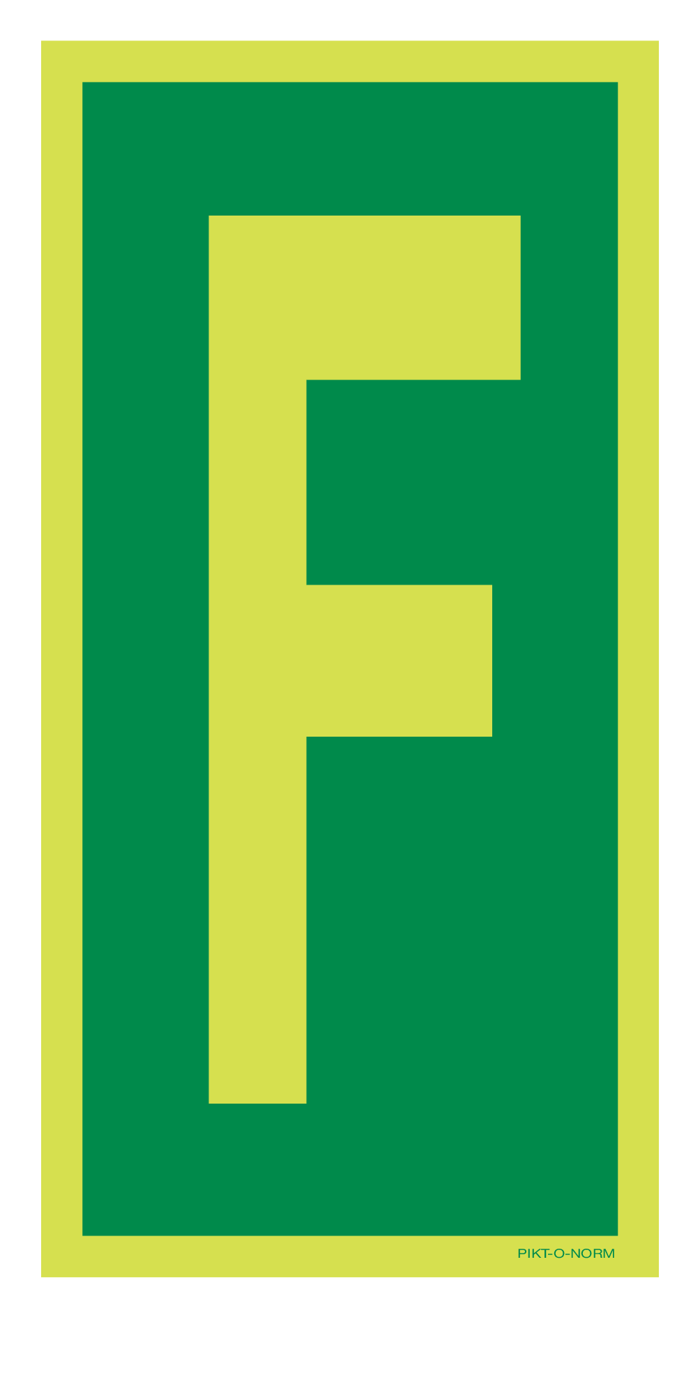 LETTER F