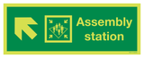 ASSEMBLY STATION ARROW DIAGON.UP LEFT