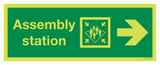 ASSEMBLY STATION ARROW RIGHT