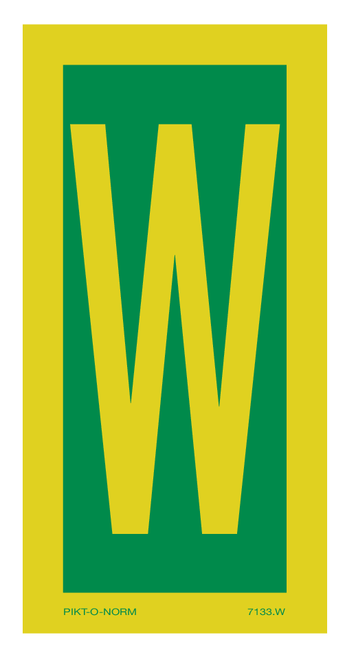 LETTER W