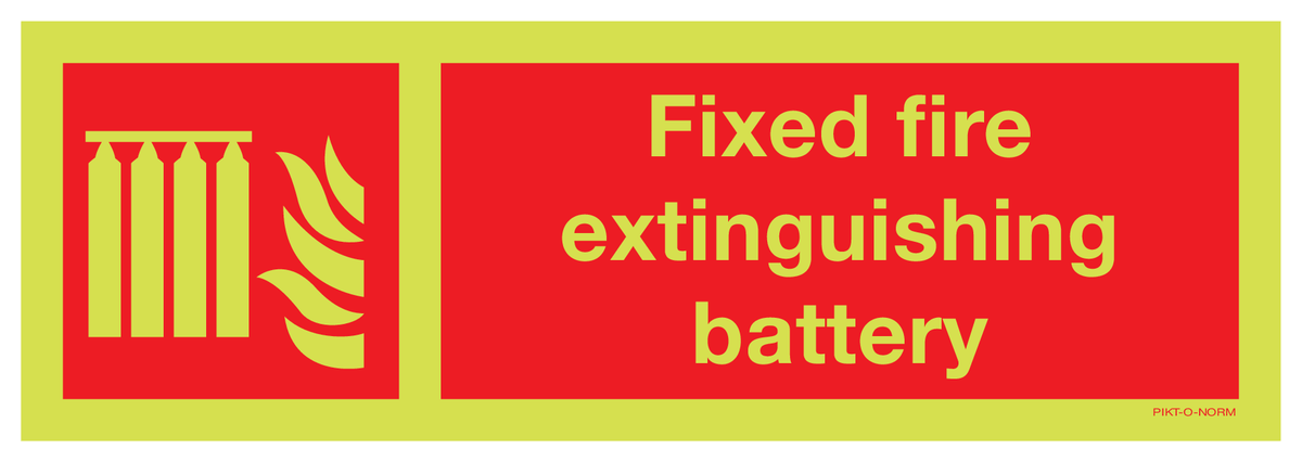 FIXED FIRE EXTINGUISHING BATTERY