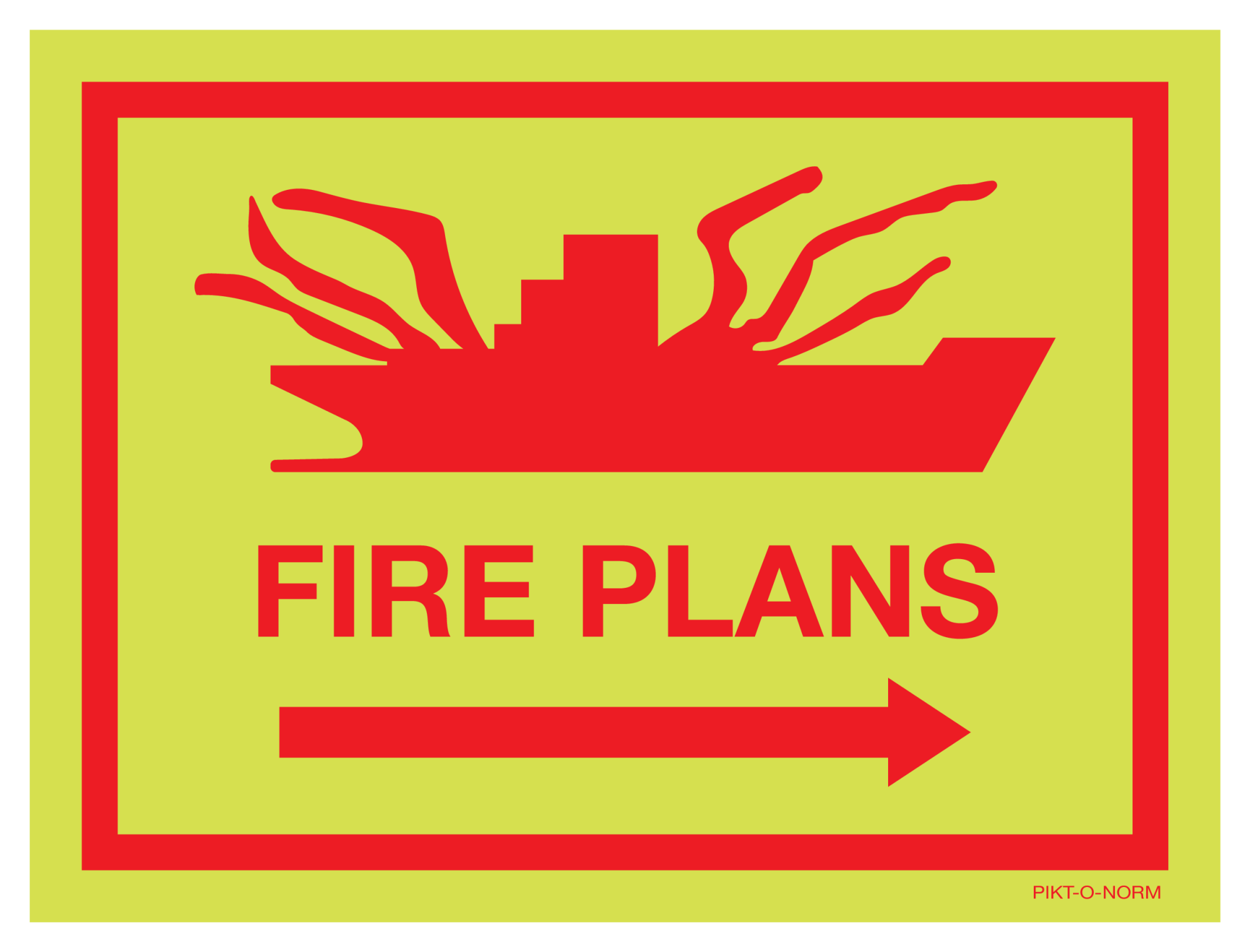 FIRE PLANS ARROW RIGHT