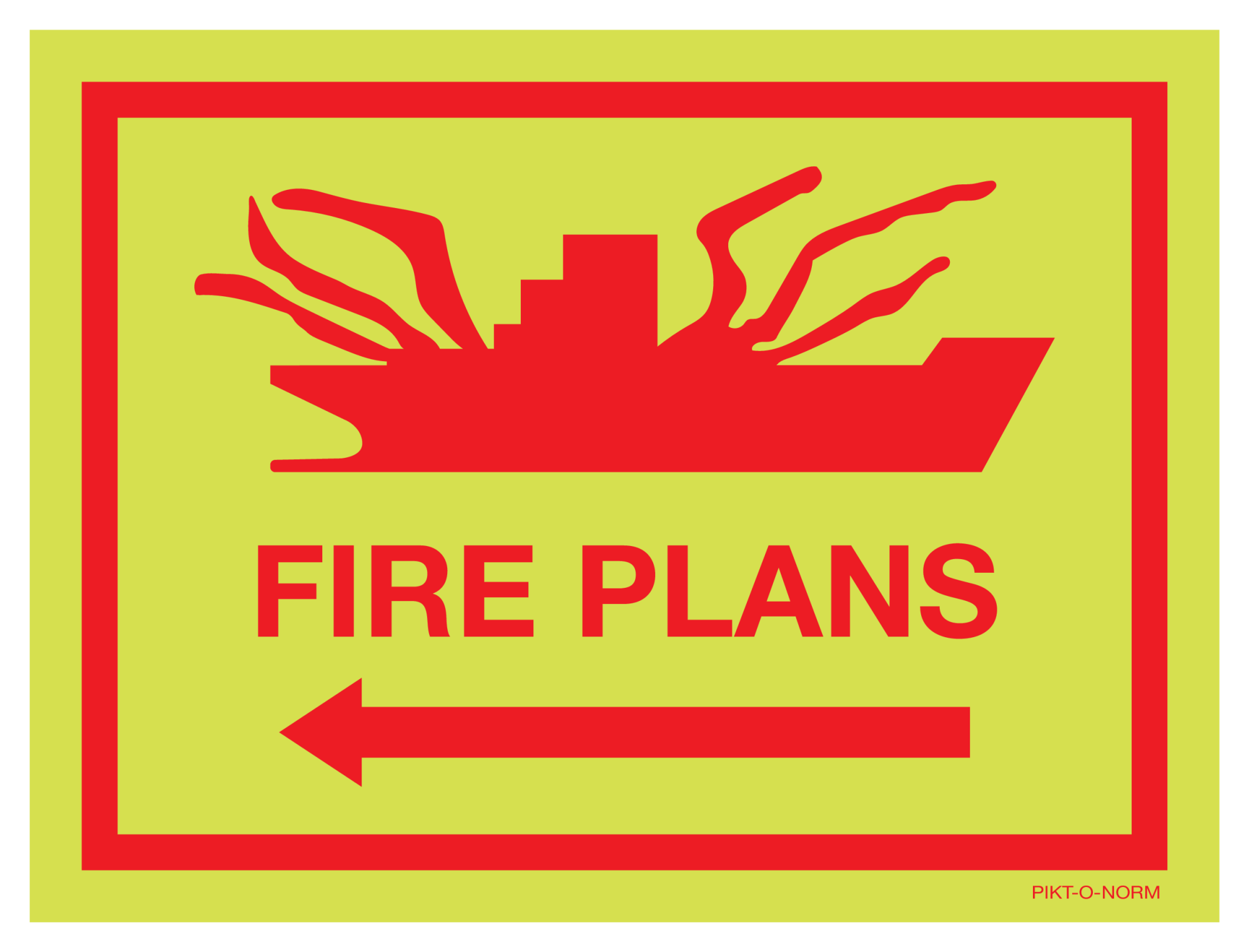 FIRE PLANS ARROW LEFT