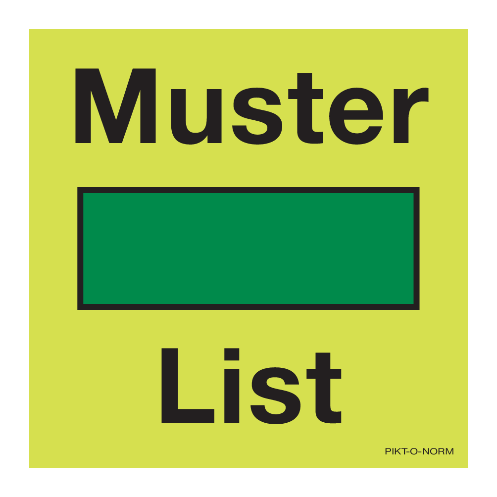 MUSTER LIST