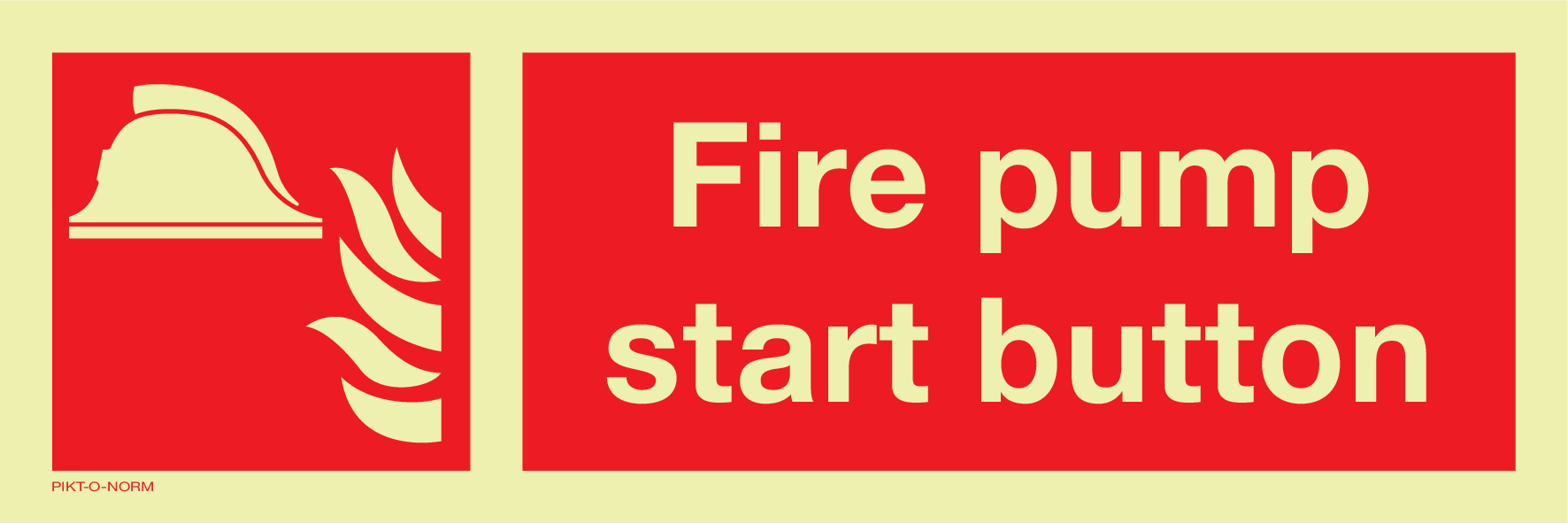 FIRE PUMP START BUTTON