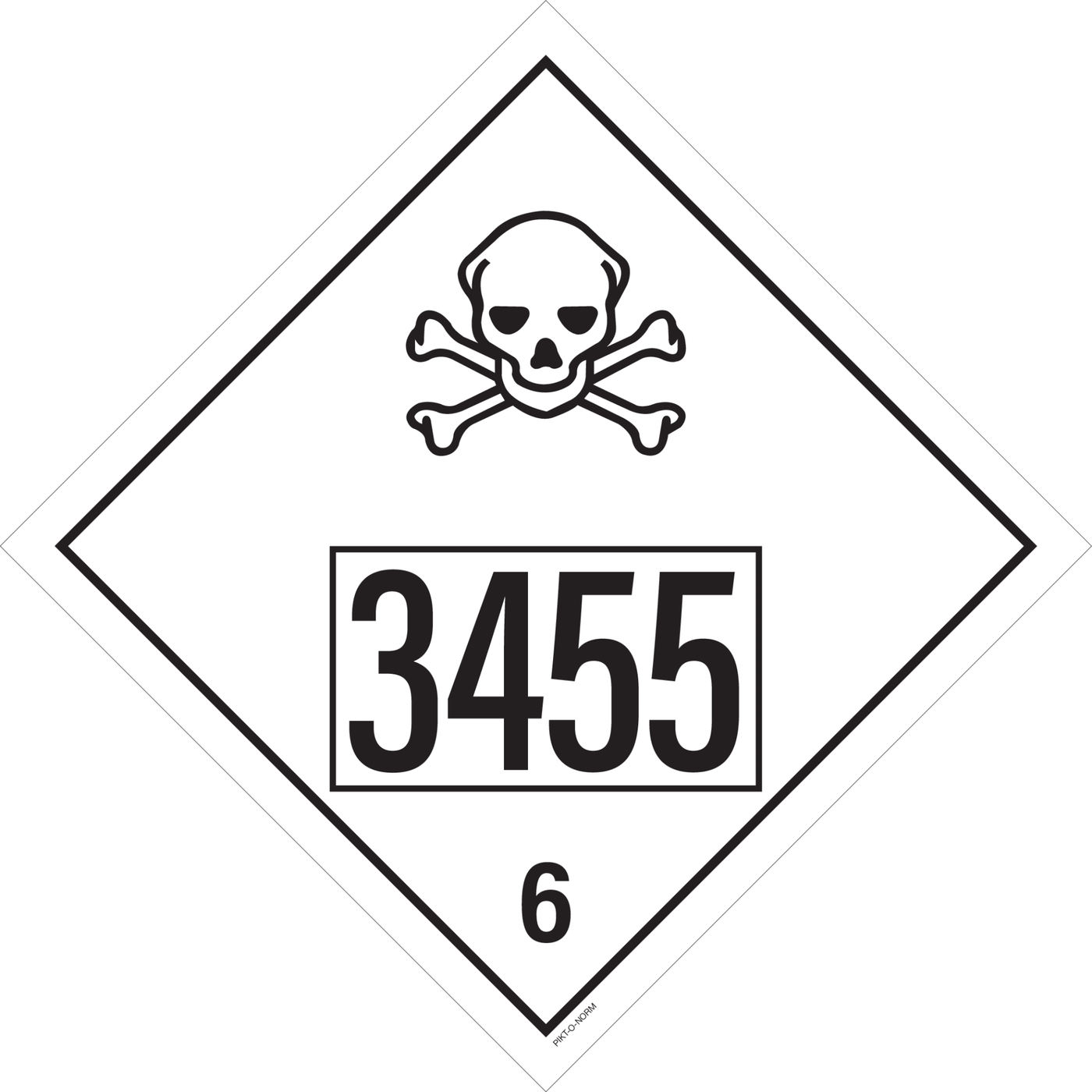 IMO 6.1. GIFTIG MET UN 3455