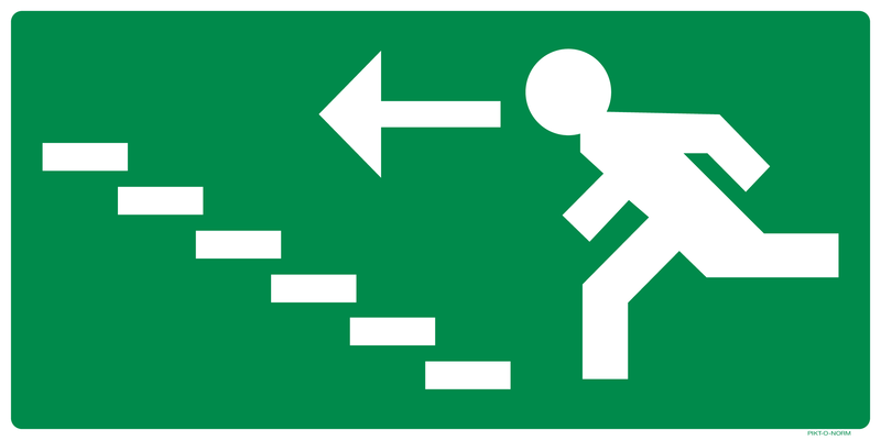 ISSUE DE SEC.ESCALIER GAUCHE VERS HAUT
