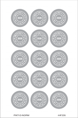 2026, PASTILLES CALENDRIER GRIS