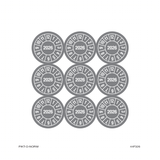 2026, PASTILLES CALENDRIER GRIS