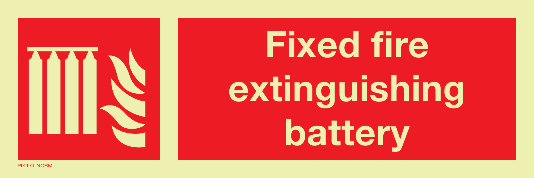 FIXED FIRE EXTINGUISHING BATTERY