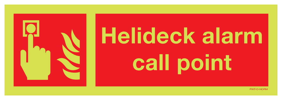 HELIDECK ALARM CALL POINT