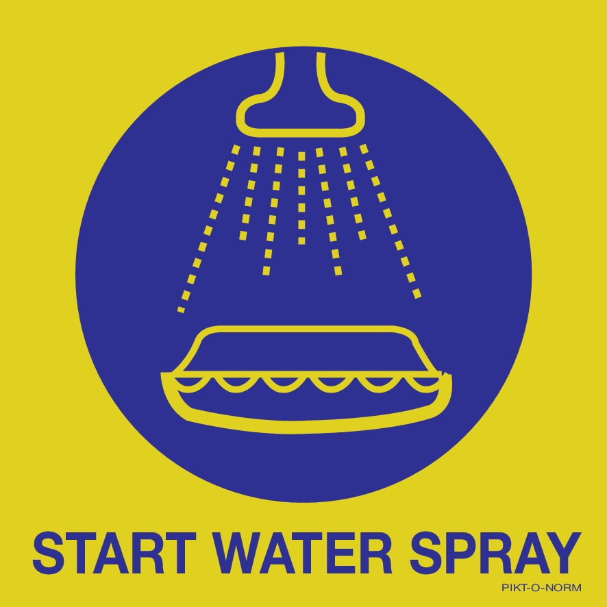 START WATER SPRAY