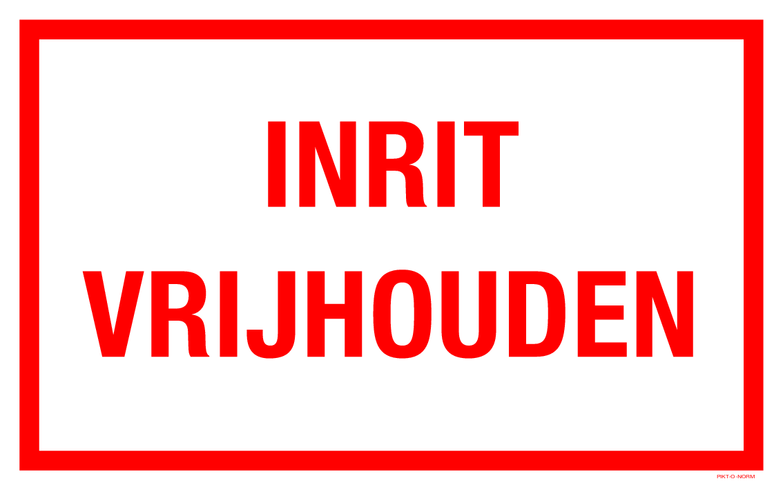 INRIT VRIJHOUDEN