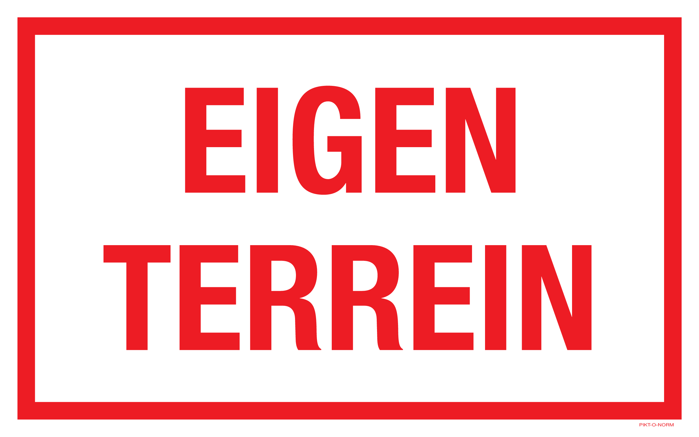 EIGEN TERREIN