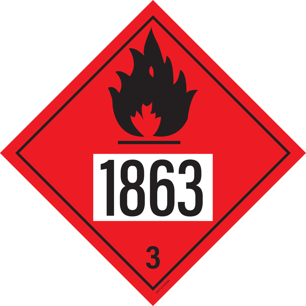 IMO 3.0. LIQUIDES INFLAMMABLES UN 1863