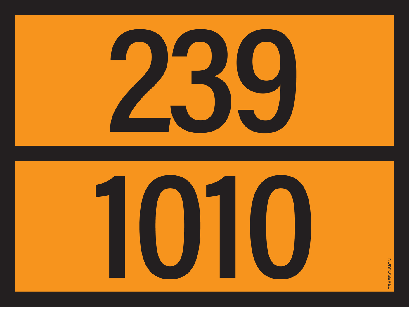 ADR BORD MET GEVARENCODE 239/1010