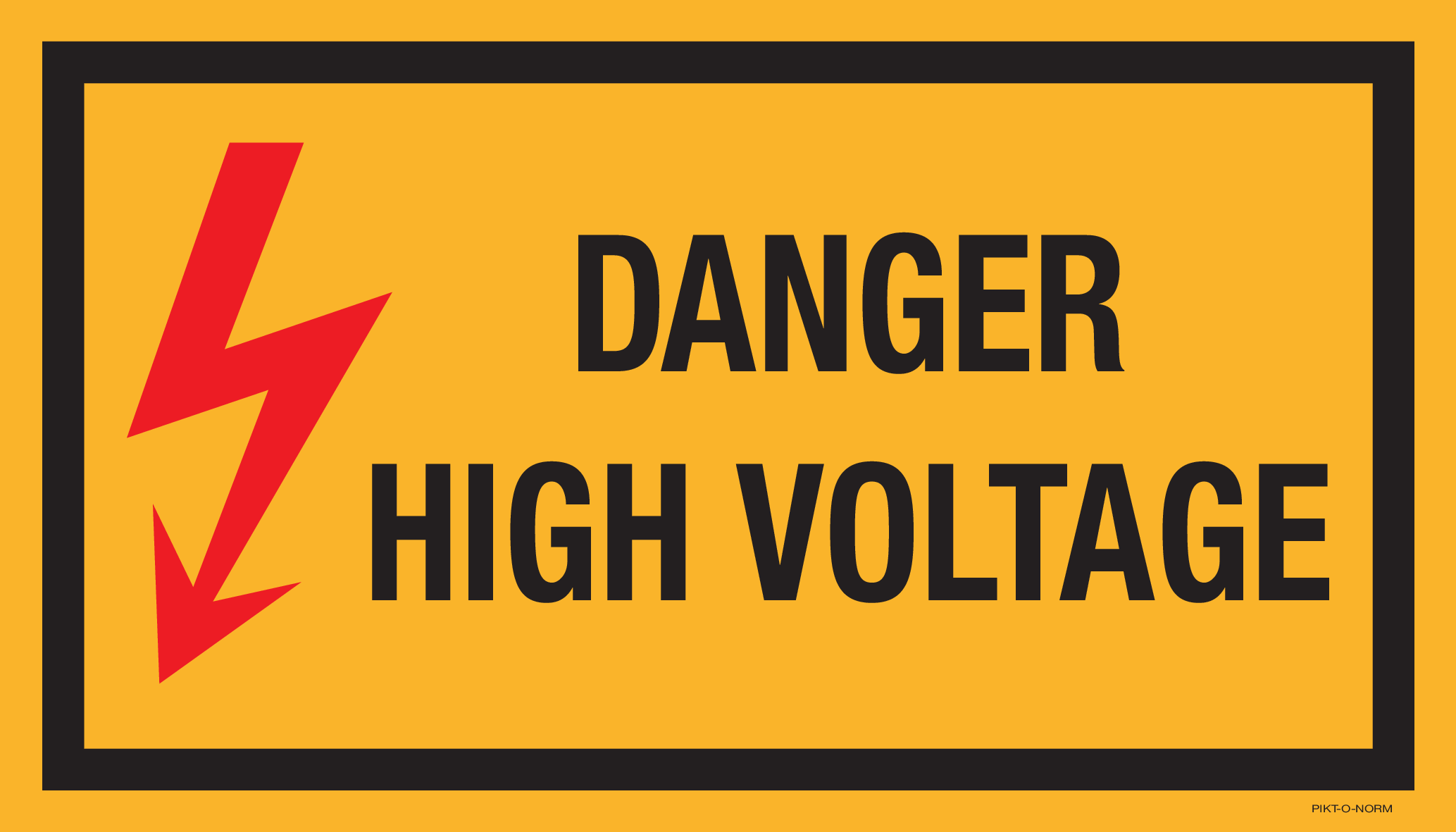 DANGER HIGH VOLTAGE