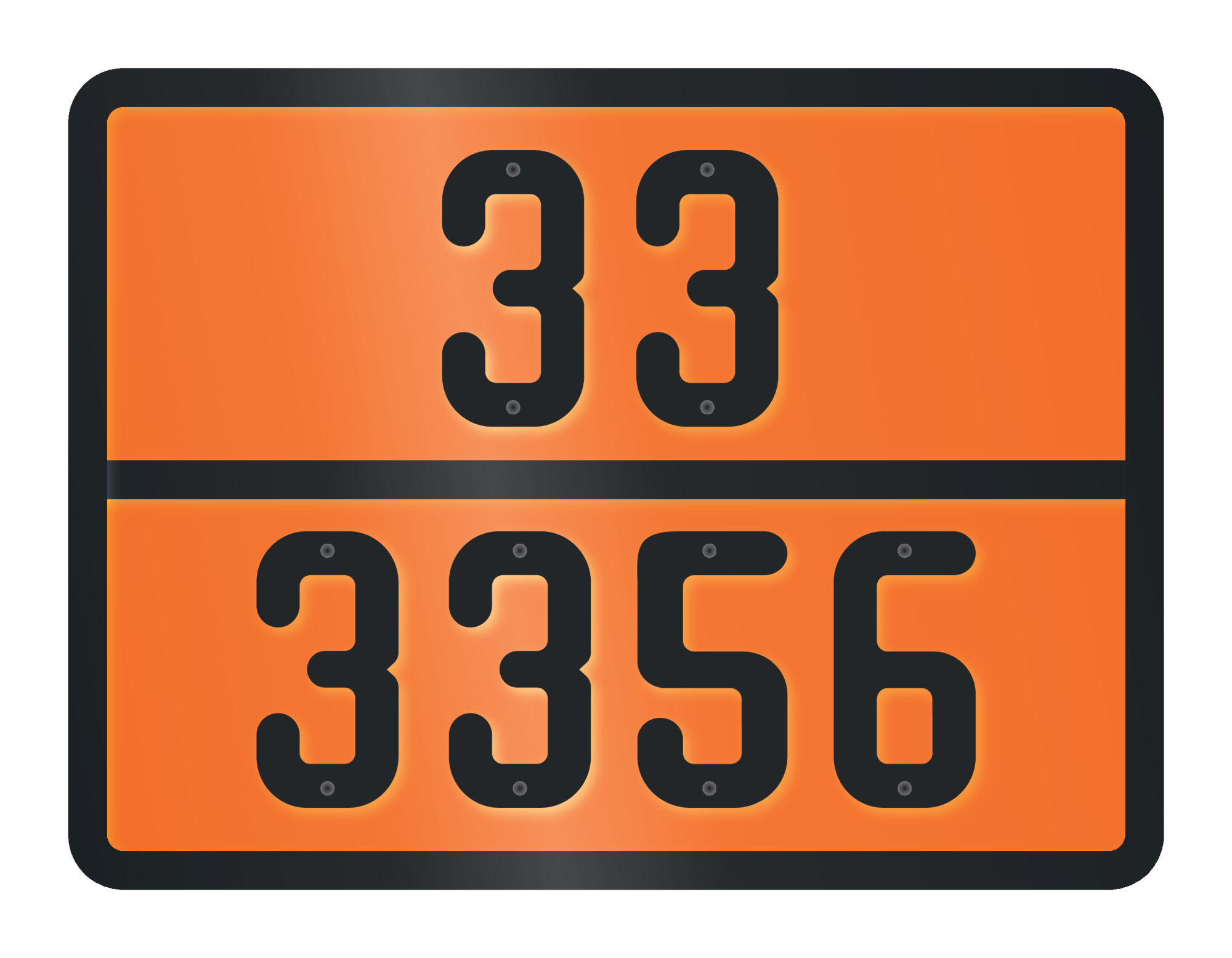 ADR BORD MET GEVARENCODE 33/3356