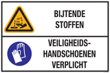BIJTENDE STOFFEN. VEILIGHEIDSHANDSCH...